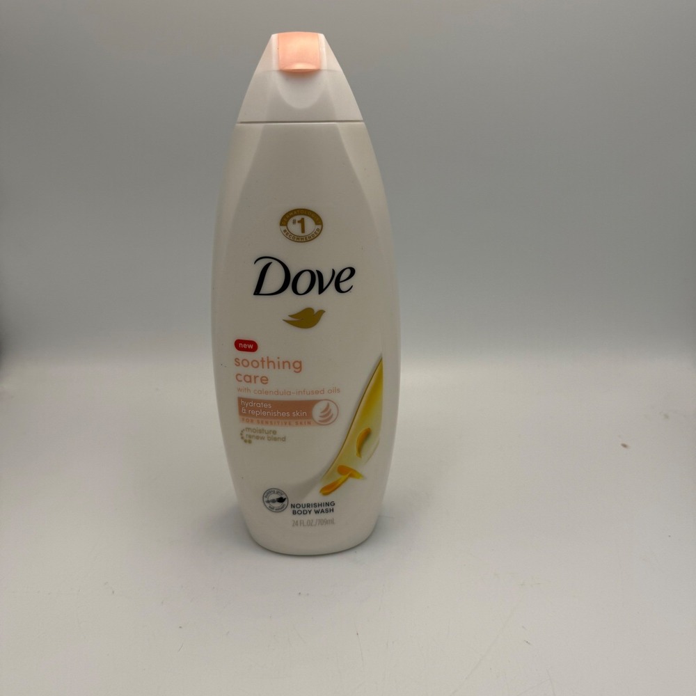 Dove Soothing Care Nourishing Body Wash with Calendula for Sensitive Skin 24oz